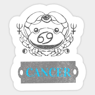 CANCER HOROSCOPE SIGN Sticker